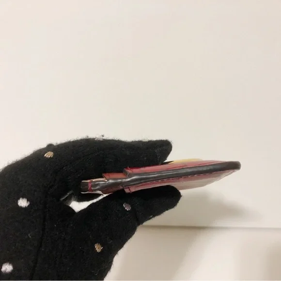 Authentic Chloe Embossed Calfskin Leather C Logo Card Case Card Holder - Picture 4 of 10